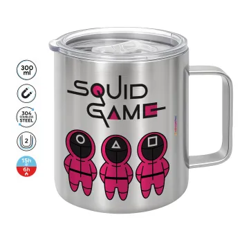The squid game characters, Mug Stainless steel double wall 300ml