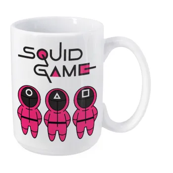 The squid game characters, Κούπα Mega, κεραμική, 450ml