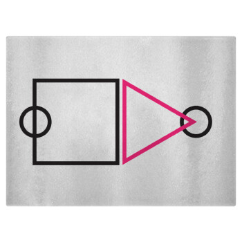 The squid game ojingeo, Επιφάνεια κοπής γυάλινη (38x28cm)