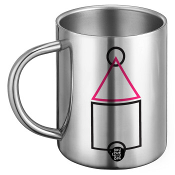 The squid game ojingeo, Ανοξείδωτη Μεταλλική Κούπα 450ml - Διπλού Τοιχώματος