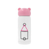 Pink stainless steel thermal flask, 320ml