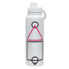 1L Stainless Steel Thermal Bottle with Phone Holder & Double Wall Insulation