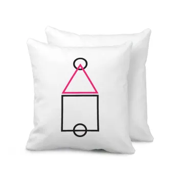 The squid game ojingeo, Sofa cushion 40x40cm includes filling