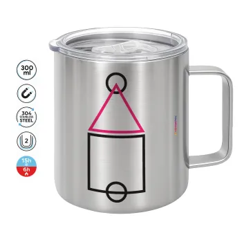 The squid game ojingeo, Mug Stainless steel double wall 300ml
