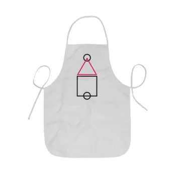 The squid game ojingeo, Ποδιά Σεφ ολόσωμη κοντή  Παιδική (44x62cm)