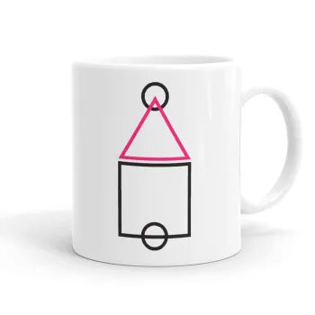 The squid game ojingeo, Ceramic coffee mug, 330ml