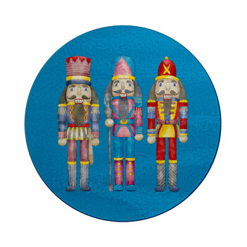 Christmas Nutcrackers, Επιφάνεια κοπής γυάλινη στρογγυλή (30cm)