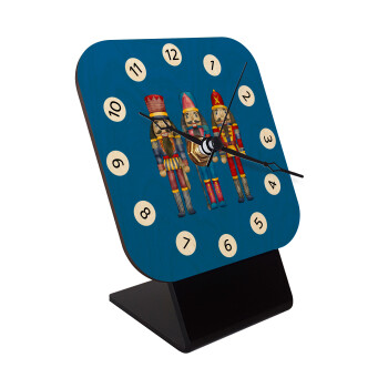 Ο Καρυοθραύστης, Επιτραπέζιο ρολόι σε φυσικό ξύλο (10cm)