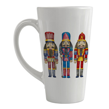 Christmas Nutcrackers, Κούπα κωνική Latte Μεγάλη, κεραμική, 450ml