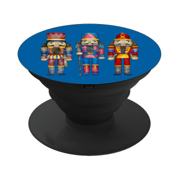 Christmas Nutcrackers, Phone Holders Stand  Black Hand-held Mobile Phone Holder