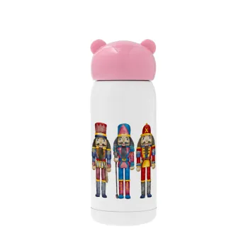 Ο Καρυοθραύστης, Ροζ ανοξείδωτο παγούρι θερμό (Stainless steel), 320ml