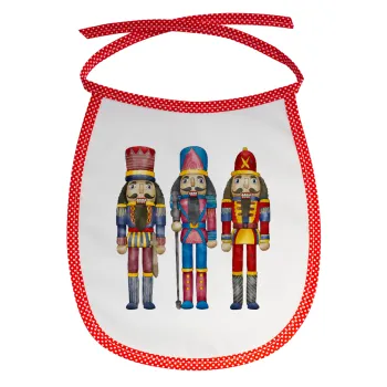 Ο Καρυοθραύστης, Σαλιάρα μωρού αλέκιαστη με κορδόνι Κόκκινη