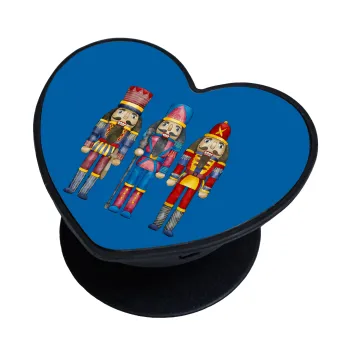 Christmas Nutcrackers, Phone Holders Stand  καρδιά Μαύρο Βάση Στήριξης Κινητού στο Χέρι
