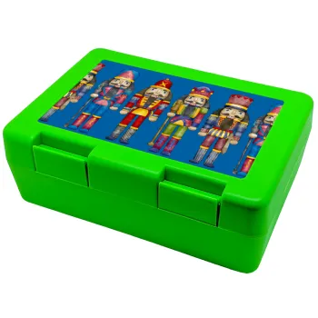 Ο Καρυοθραύστης, Παιδικό δοχείο κολατσιού ΠΡΑΣΙΝΟ 185x128x65mm (BPA free πλαστικό)