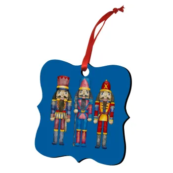 Christmas Nutcrackers, Christmas ornament polygon wooden 7.5cm