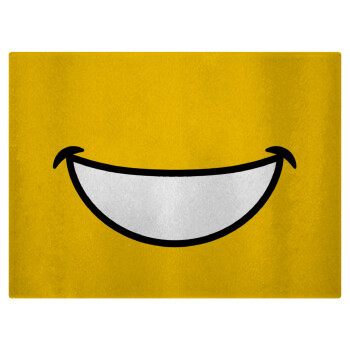 Big Smile, Επιφάνεια κοπής γυάλινη (38x28cm)