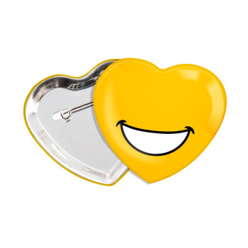 Χαμογέλα, Κονκάρδα παραμάνα καρδιά (57x52mm)