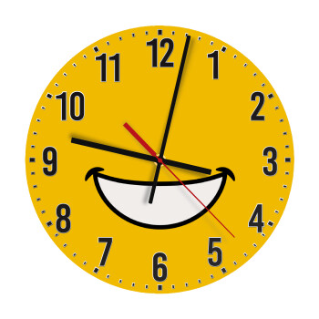 Big Smile, Ρολόι τοίχου ξύλινο (30cm)