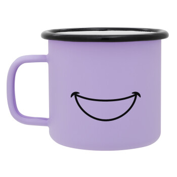 Χαμογέλα, Κούπα Μεταλλική εμαγιέ ΜΑΤ Light Pastel Purple 360ml