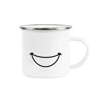 Χαμογέλα, Κούπα Μεταλλική εμαγιέ λευκη 360ml