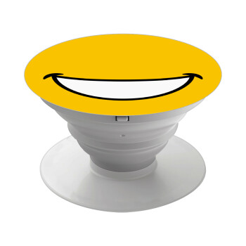 Big Smile, Phone Holders Stand  White Hand-held Mobile Phone Holder
