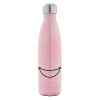Μεταλλικό παγούρι θερμός Ροζ Ιριδίζον (Stainless steel), διπλού τοιχώματος, 500ml