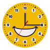 Wooden wall clock (20cm)