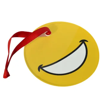 Big Smile, Christmas ornament glass 9cm