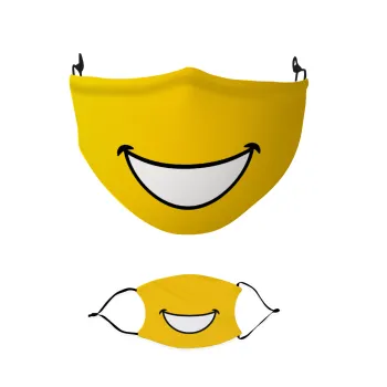 Big Smile, Μάσκα υφασμάτινη παιδική πολλαπλών στρώσεων με υποδοχή φίλτρου