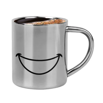 Χαμογέλα, Κουπάκι μεταλλικό διπλού τοιχώματος για espresso (220ml)