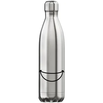 Big Smile, Inox (Stainless steel) hot metal mug, double wall, 750ml