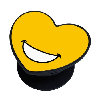 Big Smile, Phone Holders Stand  καρδιά Μαύρο Βάση Στήριξης Κινητού στο Χέρι