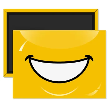 Χαμογέλα, Ορθογώνιο μαγνητάκι ψυγείου διάστασης 9x6cm