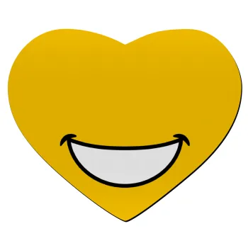 Χαμογέλα, Mousepad καρδιά 23x20cm