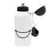 Metal water bottle, White, aluminum 500ml