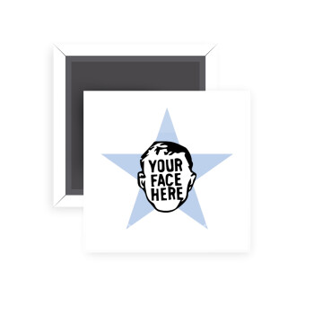 The office star CUSTOM, Μαγνητάκι ψυγείου τετράγωνο διάστασης 5x5cm