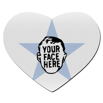The office star CUSTOM, Mousepad heart 23x20cm