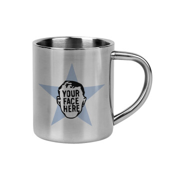 The office star CUSTOM, Mug Stainless steel double wall 300ml