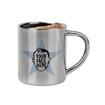 The office star CUSTOM, Κουπάκι μεταλλικό διπλού τοιχώματος για espresso (220ml)