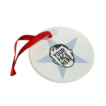 The office star CUSTOM, Christmas ornament glass 9cm