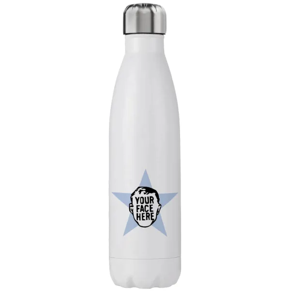 The office star CUSTOM — Μεταλλικό παγούρι θερμός (Stainless steel), διπλού τοιχώματος, 750ml