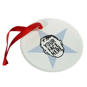The office star CUSTOM, Christmas ornament glass 9cm
