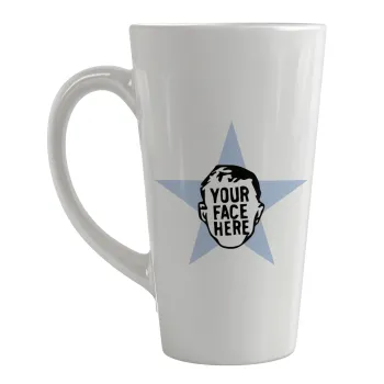 The office star CUSTOM, Κούπα κωνική Latte Μεγάλη, κεραμική, 450ml