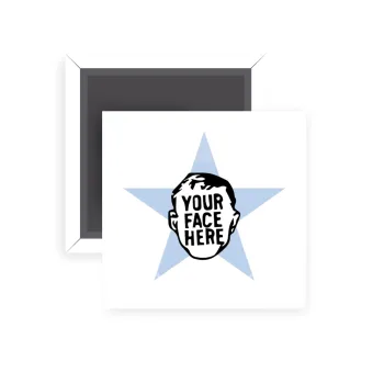 The office star CUSTOM, Μαγνητάκι ψυγείου τετράγωνο διάστασης 5x5cm