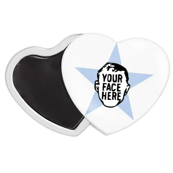 The office star CUSTOM, Μαγνητάκι καρδιά (57x52mm)