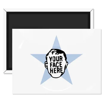 The office star CUSTOM, Ορθογώνιο μαγνητάκι ψυγείου διάστασης 9x6cm