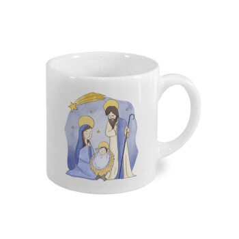 Η γέννηση του Ιησού watercolor, Κουπάκι κεραμικό, για espresso 150ml