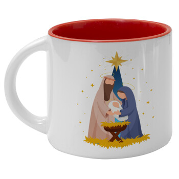 Nativity Jesus Joseph and Mary, Κούπα κεραμική 400ml