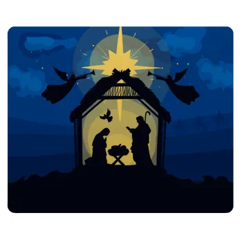 Nativity Jesus manger, Mousepad rect 23x19cm