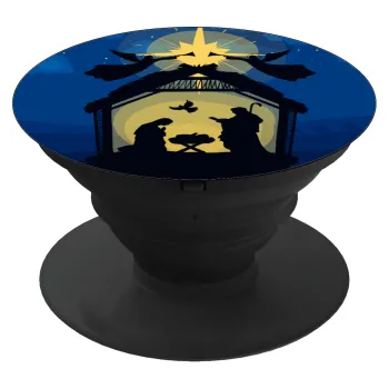 Η γέννηση του Ιησού φάτνη, Phone Holders Stand  Μαύρο Βάση Στήριξης Κινητού στο Χέρι